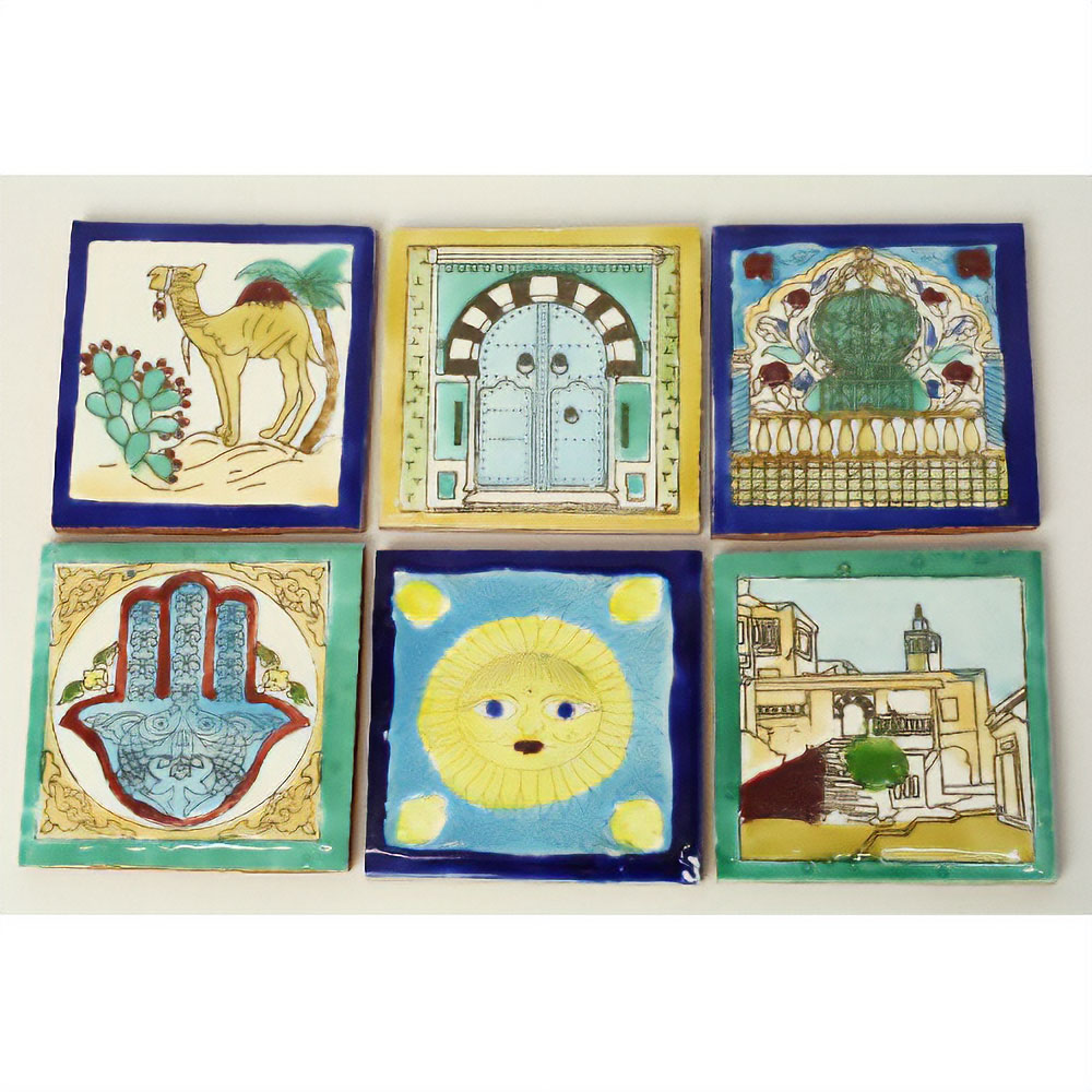 絵タイルD 7.5x7.5