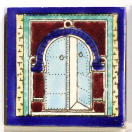 絵タイルD 7.5x7.5 017モスク 類似柄