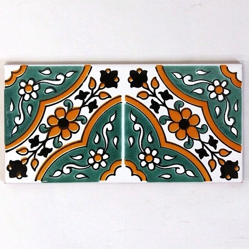 チュニジアプリントタイル10×20 HAADNOUSSI