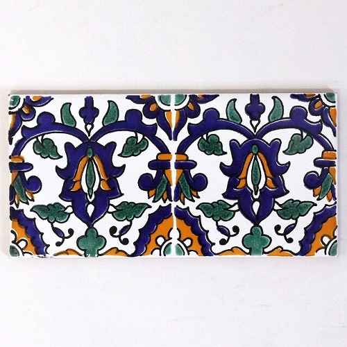 チュニジアプリントタイル10×20 KORBOUS