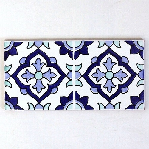 チュニジアプリントタイル10×20 SIDI AJMI