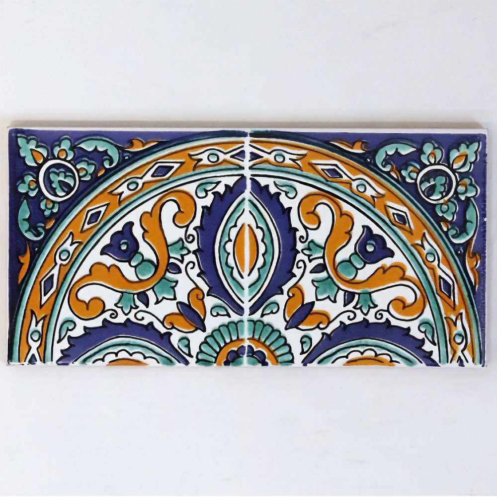 チュニジアプリントタイル10×20 SIDI MANSOUR