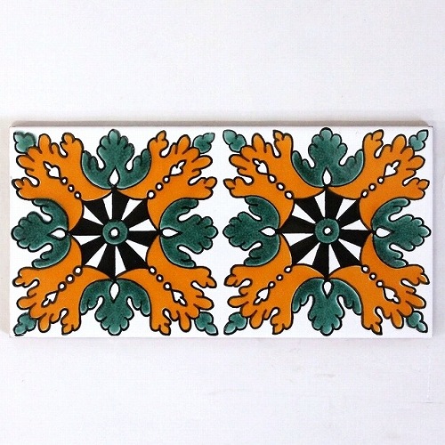 チュニジアプリントタイル10×20 PATTE D ELEPHANT