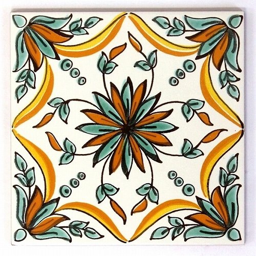 チュニジアプリントタイル 15x15 ARIJ