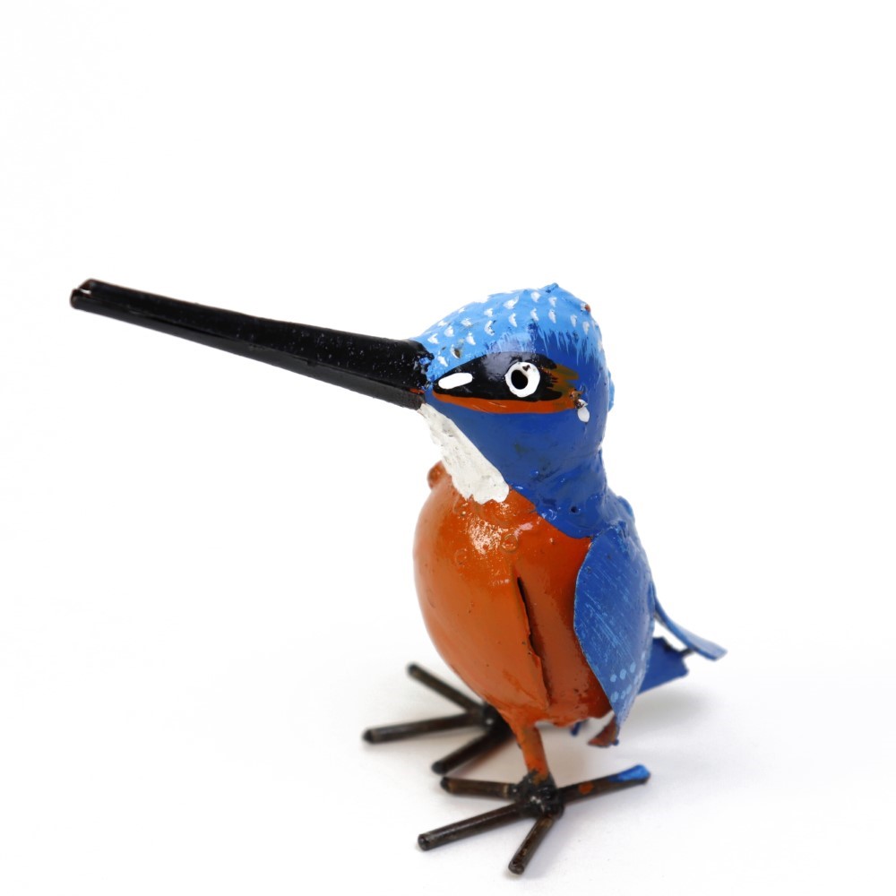 ジンバブエリサイクルメタル動物 カワセミ