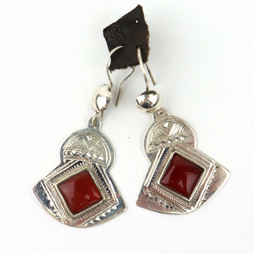 トゥアレグシルバーピアス1901 一点もの